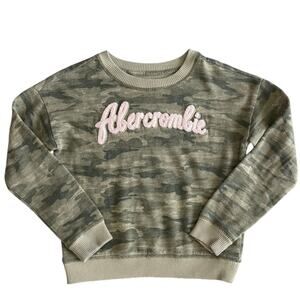 ABERCROMBIE GIRLS Camo Sweater Size 7/8